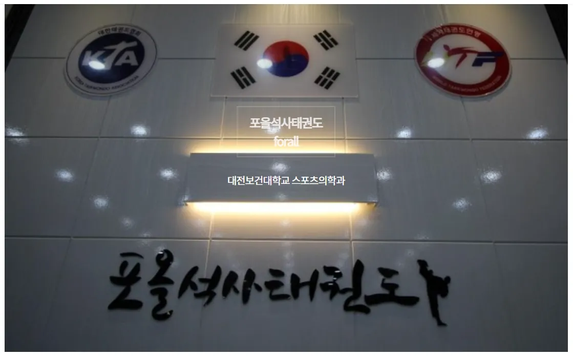 포올태권도 체육관 마스코트